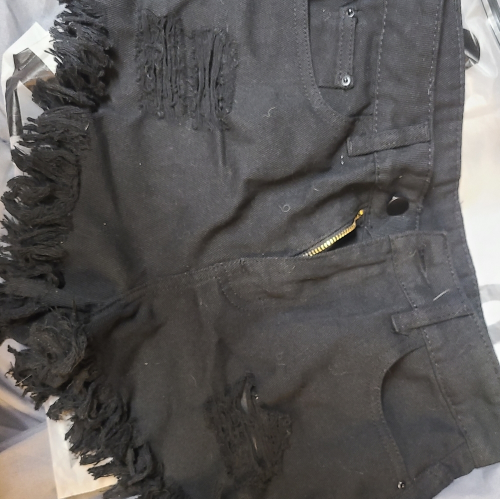 Black shorts womans S